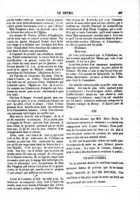 Revue "Le Réveil" Juillet 1897